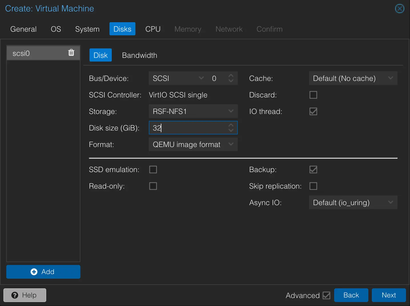 nfs-createvm-disk