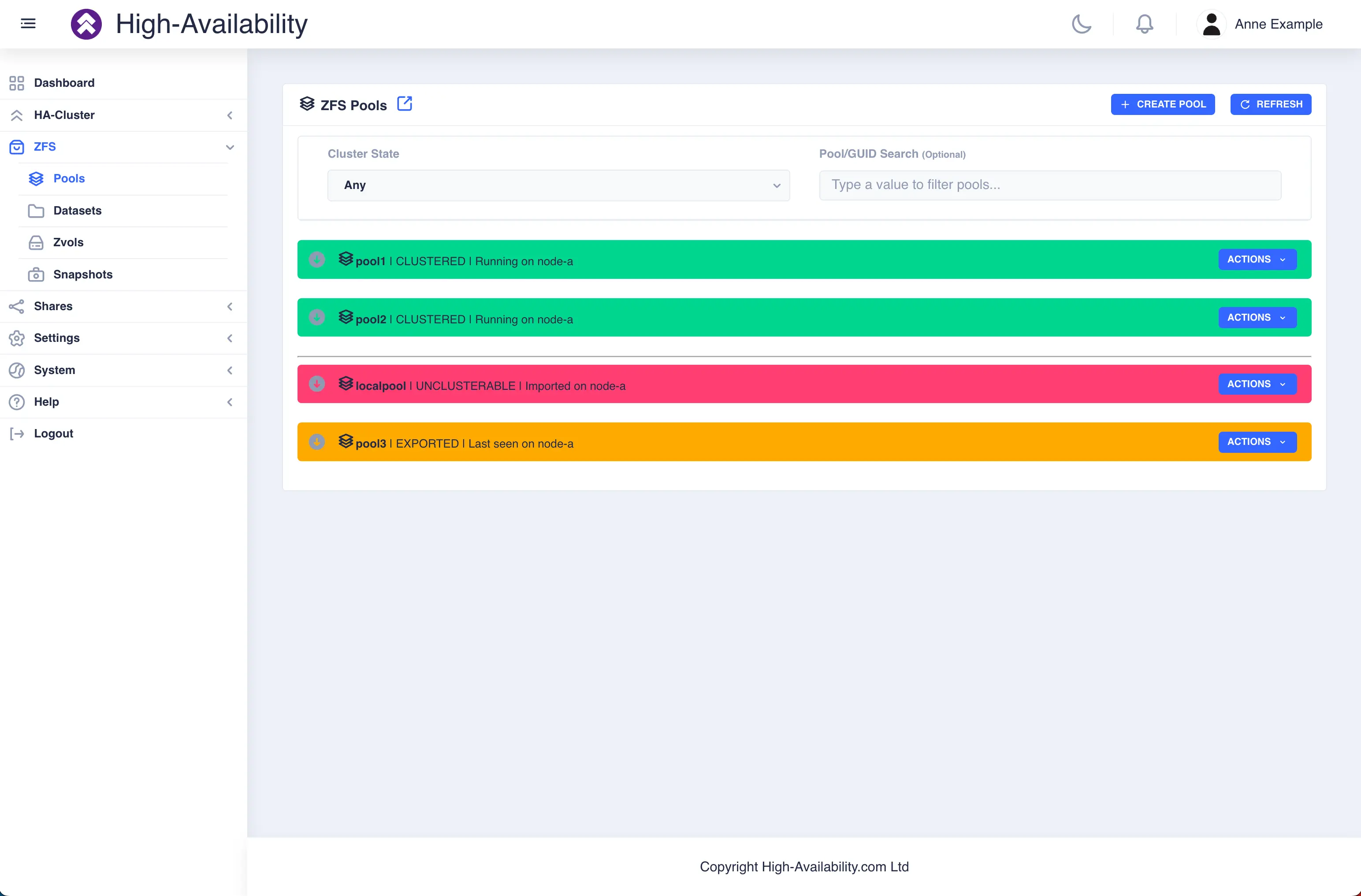 zfs-pools-main-window